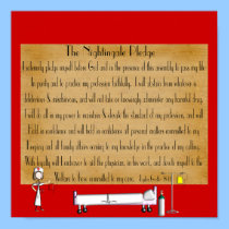 Florence Nightingale Pledge Poster posters