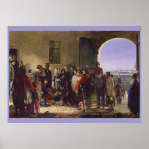 Florence Nightingale Receiving Wounded at Scutari  Posters