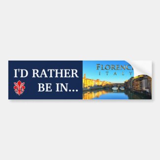 Florence - Ponte Vecchio Bumper Sticker