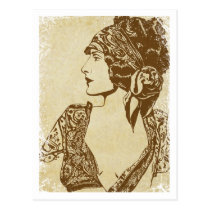 "Florence" ~ Roaring 20's Postcard postcards