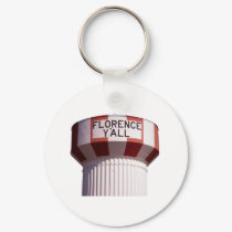 Florence Y'all Water Tower keychains