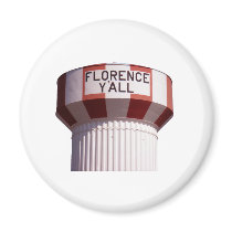 Florence Y'all Water Tower Magnet