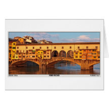 Florencia - Ponte Vecchio Tarjeta
