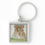Florentine Codex' by Bernardino de Sahagun keychains