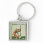 Florentine Codex' by Bernardino de Sahagun keychains