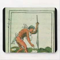 Florentine Codex' by Bernardino de Sahagun Mouse Pad