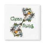 Florentine Painted Garden Dishwasher Magnet