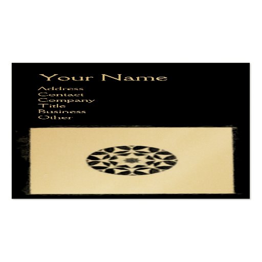 FLORENTINE RENAISSANCE HARMONY Legal Office Gold Business Card Templates