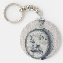 ¿Florero de profesor Chaplin? Ukiyo-e. Llaveros Personalizados
