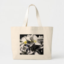 Flores artísticas del Plumeria Bolsa De Mano