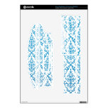 Flores azules del vintage skins para conolsa PS3