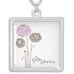 Flores de moda de la mamá del collar del día de ma