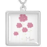 Flores de moda de la mamá floral del collar. Madre