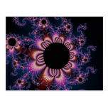 Flores del cactus - postal del fractal