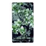 flores etiqueta de envío