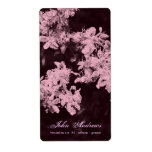 flores etiqueta de envío