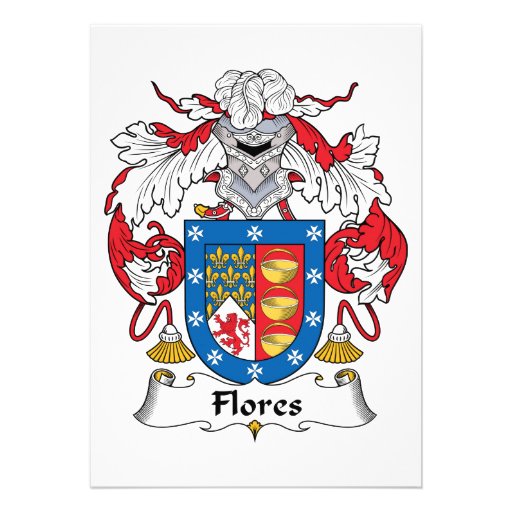 Flores Family Crest Invitation