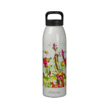 Flores y brotes mezclados de la flor botellas de beber