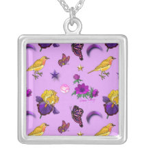 Flores y mariposas - pájaros y estrellas joyerías