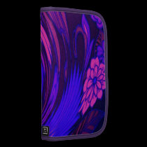 Florescent Pink Floral Surge Design Planner planners