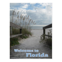 Florida Beach Path Postcards