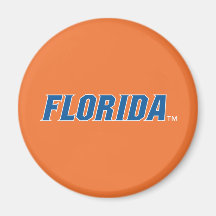 Florida - Blue & White Refrigerator Magnets