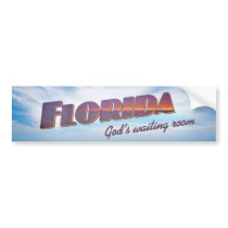 Florida bumper sticker bumper stickers by teebag Florida bumper sticker bumper stickers