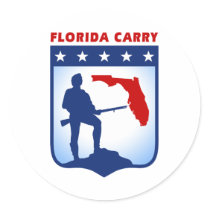 Florida Carry Gear Round Stickers