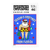 FLORIDA CHRISTMAS STAMP by HOLIDAYCHEERS FLORIDA CHRISTMAS STAMP