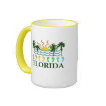 FLORIDA COFFEE MUG by sqarehead FLORIDA COFFEE MUG