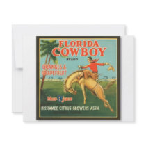 Florida Cowboy invitations by JustProducts Florida Cowboy invitations