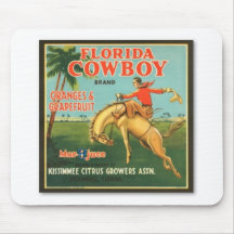 Florida Cowboy Mouse Pad