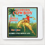 Florida Cowboy Oranges and Grapefruits Mouse Pads