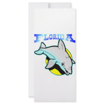 Florida Dolphin  #0222 rack cards