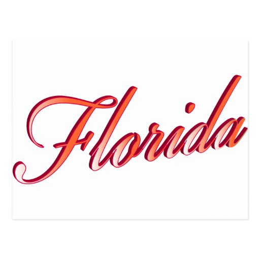 Florida Elegant Script Post Cards