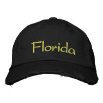 Florida Embroidered Hat embroidered hats