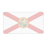 Florida Faint Flag Shipping Label