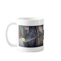 Florida fishing boat net closeup, faded version coffee mug