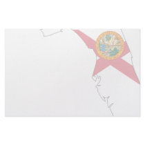 Florida Flag Map stationery by usaflags Florida Flag Map stationery