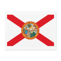 Florida Flag Postcard