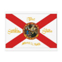 Florida Flag Postcard by deesbasenjis Florida Flag Postcard