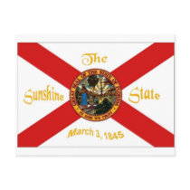 Florida Flag Postcard