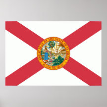 Florida Flag Poster