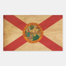 Florida Flag Rectangular Sticker