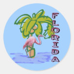 Florida Flamingo Stickers