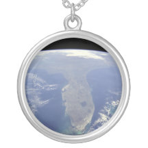 Florida from Space Necklace