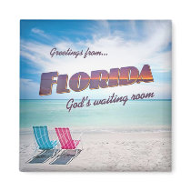 Florida funny fridge magnet