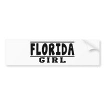 Florida girl design bumper stickers