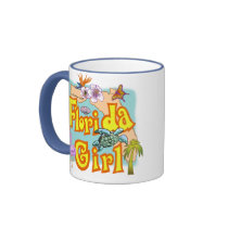 Florida Girl mugs by artmuvz Florida Girl mugs