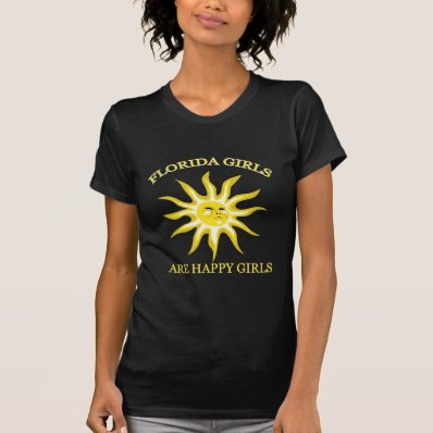 Florida Girl Sunshines American Apparel Jersey Shirt